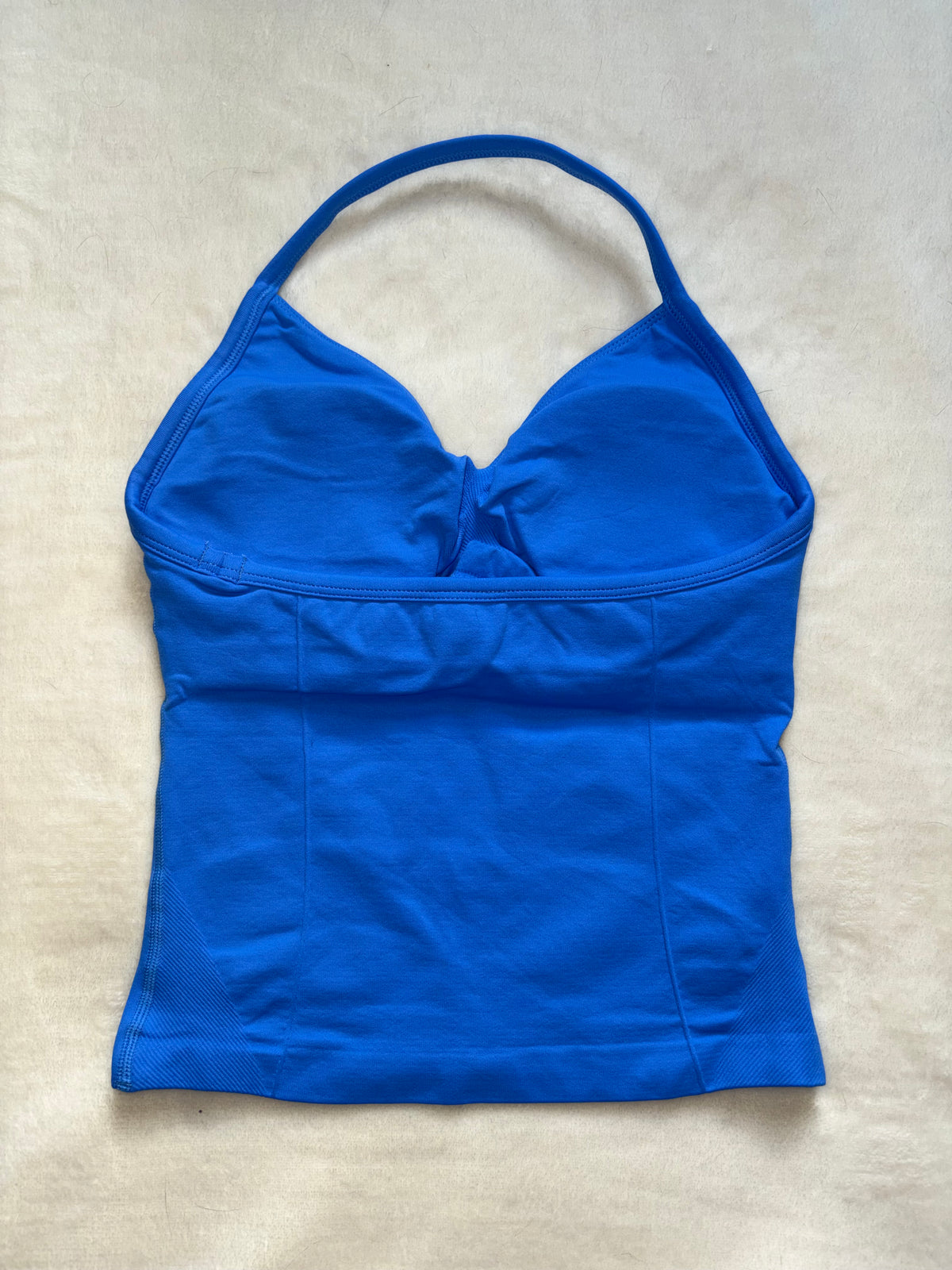 Contour Halter Tank Top - Royal Blue